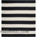 Zipcode Design Skyler Hand-Woven Cotton Black/Ivory Area Rug ZIPC2226